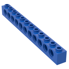 Технік брік 1x12 - Blue