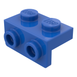 Плейт г-подібний 1x2x1x2 (вниз) - Blue