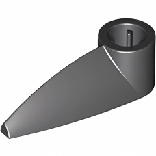 Технік зуб 1x3, від вісь - Black