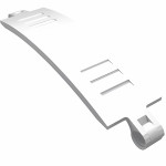 Панель 3х13 вигнута - White