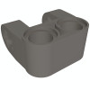 Конектор під 2 піна та вісь - Dark Bluish Gray