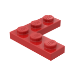 Плейт 3x3, кутовий - Red
