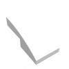 Слоуп закруглений 1x2x2/3 - White