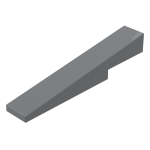 Слоуп 1x6x1 (з вирізом) - Dark Bluish Gray