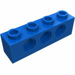 Технік брік 1x4 - Blue