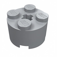 Брік круглий 2x2 - Light Bluish Gray