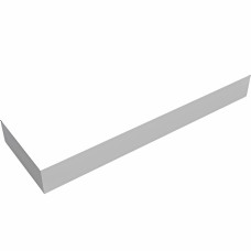 Тайл 1x3, прямокутник - White