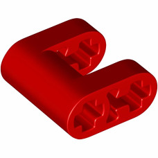 Конектор під вісь 2x2 - Red