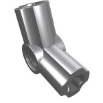 Конектор - 112.5 градусів (#5) - Flat Silver