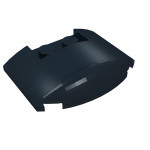 Слоуп закруглений 3x4x2/3 (з 2 стадами) - Black