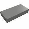 Тайл 1x2, прямокутник - Dark Bluish Gray