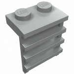 Плейт 1x2 з драбиною - Light Gray