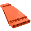 Скошена панель 5x11 - Reddish Orange