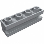 Брік модифік. 1x4 (з проріззю) - Light Bluish Gray