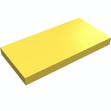 Тайл 2х4, прямокутник  - Yellow