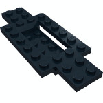 База для авто 4x10x2/3 з вирізом 4x2 - Black