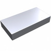 Тайл 1x2, прямокутник - Metallic Silver