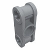 Конектор 3L під пін по центру + вісь - Light Bluish Gray