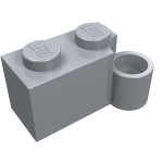 Шарнір-брік 1x2 (основа) - Light Bluish Gray