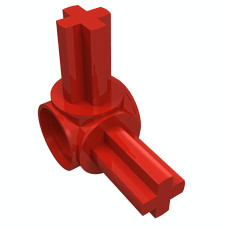 Конектор з двома осями 1L (90) - Red