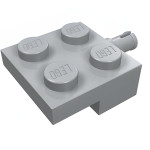 Плейт 2x2, вісь авто - Light Bluish Gray