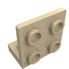 Плейт г-подібний 1x2x2x2 (вверх) - Tan