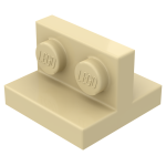 Плейт т-подібний 2x2/1x2 - Tan