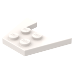 Плейт клиноподібний 3x4, з вирізом (old) - White