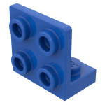 Плейт г-подібний 1x2x2x2 (вверх) - Blue