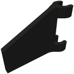 Прапор 2x2 (трапеція) - Black