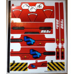 Наліпки з набору LEGO Technic 42144