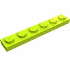 Плейт 1x6 - Lime
