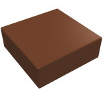 Тайл 1x1, квадрат - Reddish Brown