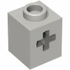Технік брік 1x1 (під вісь) - Light Bluish Gray
