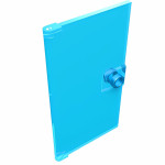 Скло до дверей 1x4x6 - Trans-Light Blue