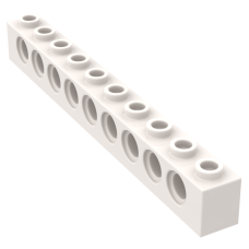 Технік брік 1x10 - White