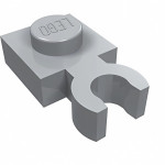 Плейт 1x1, вертикал. кліп (O) - Light Bluish Gray