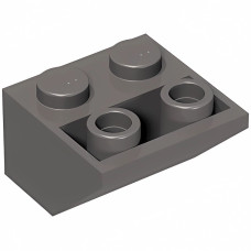 Слоуп 2x2, зворотній - Dark Bluish Gray