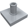 Тайл 2x2, з піном по центру - Light Bluish Gray