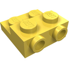 Плейт 2x2 на 2/3 зі стадами збоку - Yellow