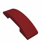 Слоуп закруглений 4x1 - подвійний - Dark Red