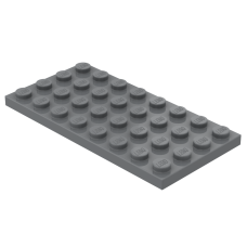 Плейт 4x8 - Dark Bluish Gray