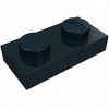 Плейт 1x2 - Black