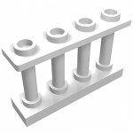 Огорожа 1x4x2 (колони) - White