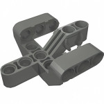 Ліфтарм 5x5x2 - виделка - Dark Bluish Gray