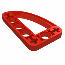 Ліфтарм тонкий - 3x5 четверть еліпсу - Red