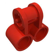 Конектор 2L під 2 піни + вісь - Red