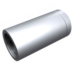 Конектор під пін на 2 без розрізу - Metallic Silver