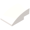 Слоуп закруглений 3x2 - White