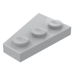 Плейт клиноподібний 3x2 (правий) - Light Bluish Gray